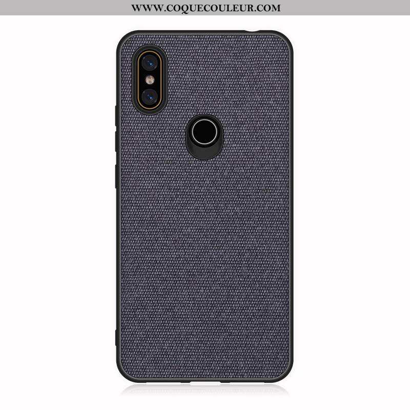 Étui Xiaomi Mi Mix 2s Fluide Doux Coque Étui, Xiaomi Mi Mix 2s Silicone Modèle Fleurie Noir