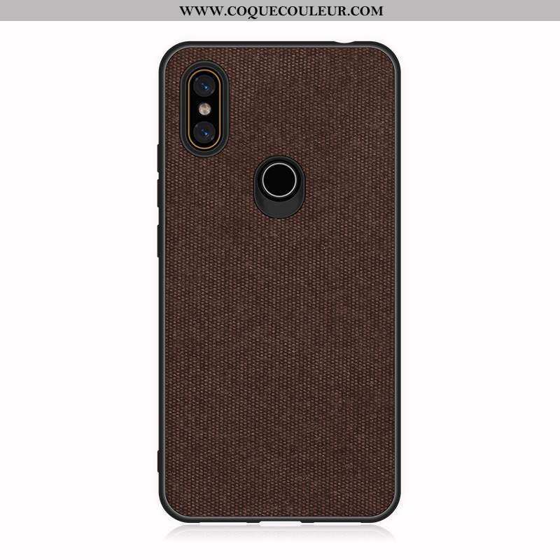 Étui Xiaomi Mi Mix 2s Fluide Doux Coque Étui, Xiaomi Mi Mix 2s Silicone Modèle Fleurie Noir