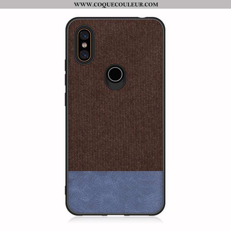 Étui Xiaomi Mi Mix 2s Fluide Doux Coque Étui, Xiaomi Mi Mix 2s Silicone Modèle Fleurie Noir