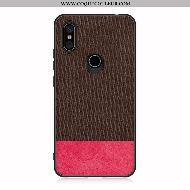 Étui Xiaomi Mi Mix 2s Fluide Doux Coque Étui, Xiaomi Mi Mix 2s Silicone Modèle Fleurie Noir