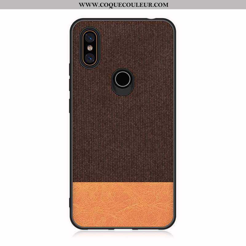 Étui Xiaomi Mi Mix 2s Fluide Doux Coque Étui, Xiaomi Mi Mix 2s Silicone Modèle Fleurie Noir