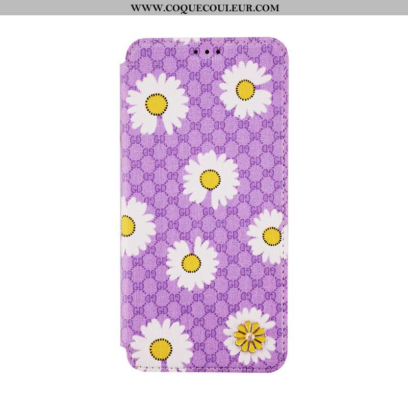 Coque Xiaomi Mi Mix 2s Protection Petite Marguerite Housse, Housse Xiaomi Mi Mix 2s Cuir Net Rouge R