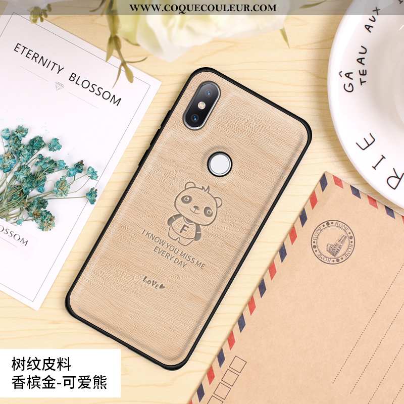 Coque Xiaomi Mi Mix 2s Dessin Animé Étui Créatif, Housse Xiaomi Mi Mix 2s Charmant Petit Orange