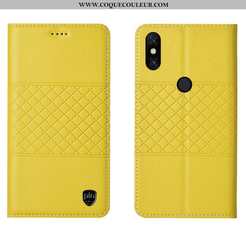 Housse Xiaomi Mi Mix 3 Protection Petit Housse, Étui Xiaomi Mi Mix 3 Cuir Véritable Incassable Marro