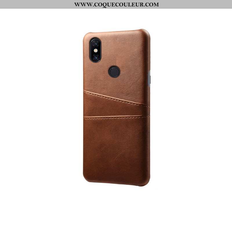 Housse Xiaomi Mi Mix 3 Cuir Téléphone Portable Qualité, Étui Xiaomi Mi Mix 3 Protection Jaune