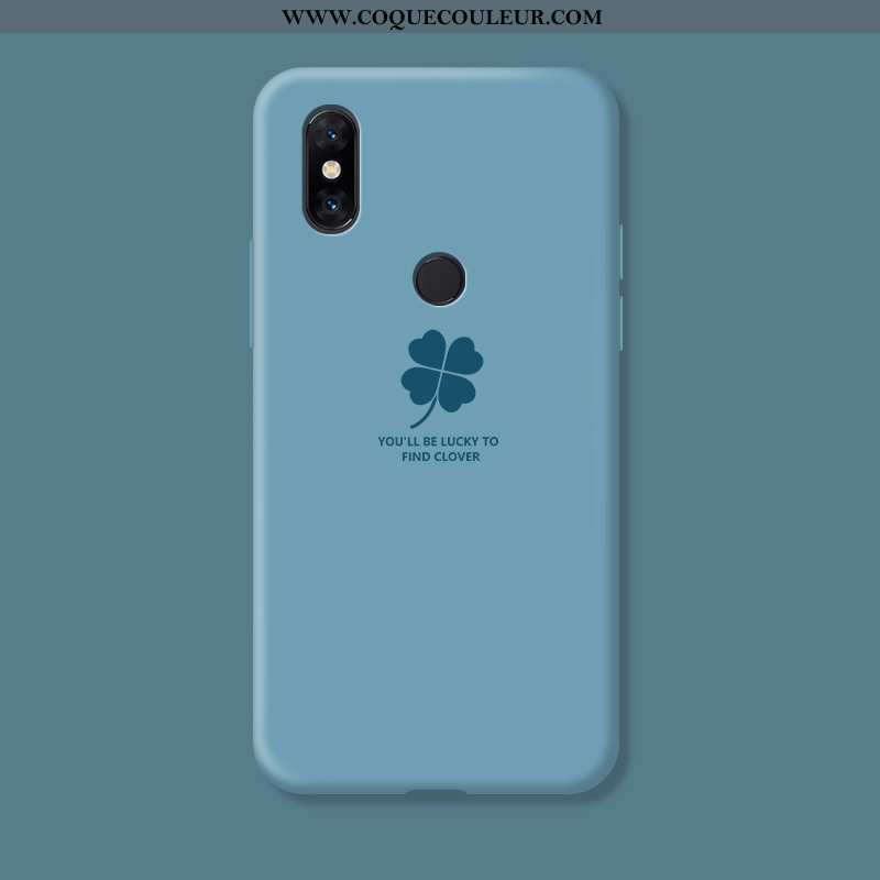 Coque Xiaomi Mi Mix 3 Fluide Doux Téléphone Portable Rose, Housse Xiaomi Mi Mix 3 Silicone Net Rouge