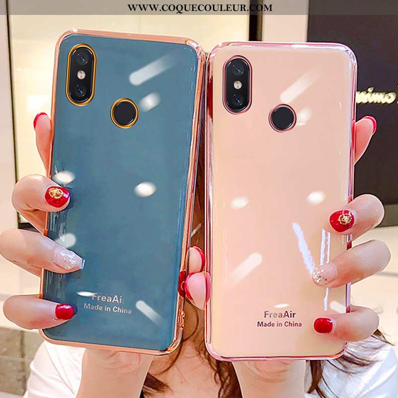 Coque Xiaomi Mi Mix 3 Personnalité Protection Fluide Doux, Housse Xiaomi Mi Mix 3 Ultra Petit Bleu