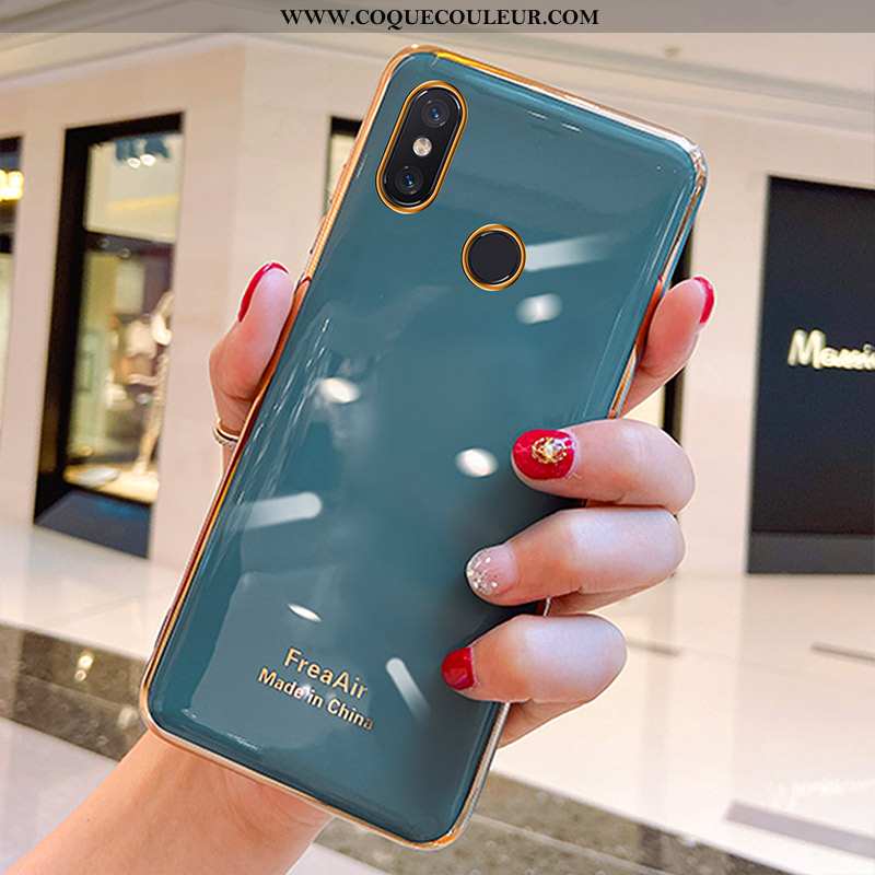 Coque Xiaomi Mi Mix 3 Personnalité Protection Fluide Doux, Housse Xiaomi Mi Mix 3 Ultra Petit Bleu