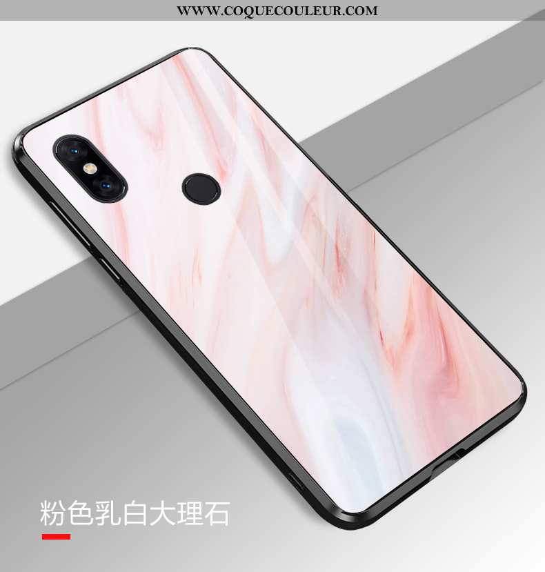 Housse Xiaomi Mi Mix 3 Silicone Verre Net Rouge, Étui Xiaomi Mi Mix 3 Protection Incassable Blanche