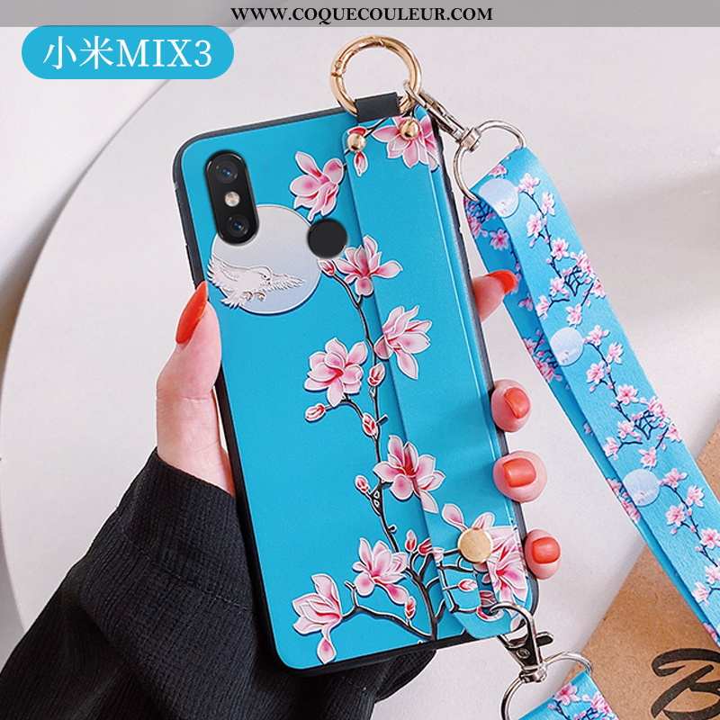 Coque Xiaomi Mi Mix 3 Protection Vent Style Chinois, Housse Xiaomi Mi Mix 3 Créatif Tout Compris Bla