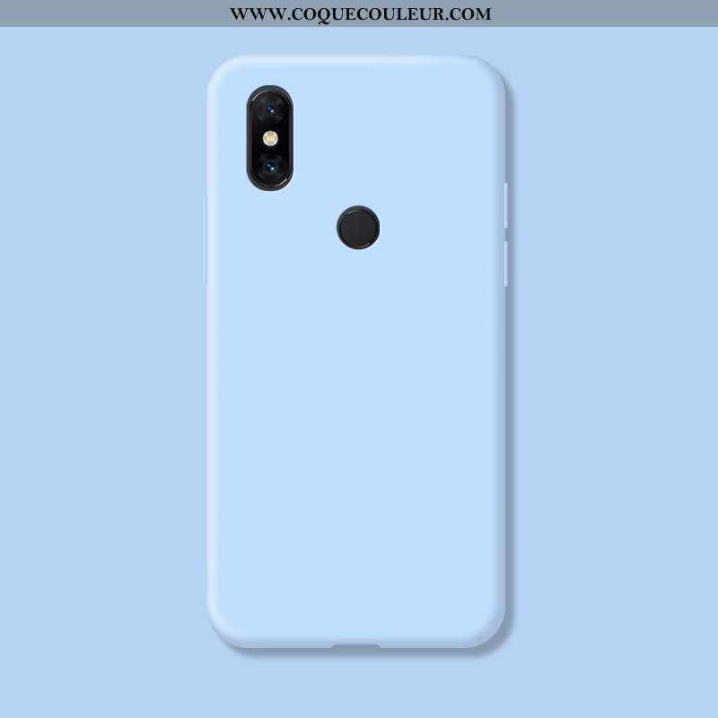 Housse Xiaomi Mi Mix 3 Transparent Rose Étui, Étui Xiaomi Mi Mix 3 Délavé En Daim Protection