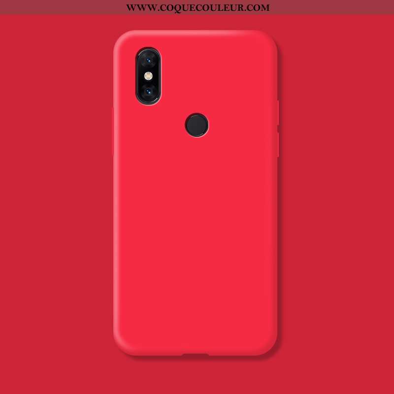 Housse Xiaomi Mi Mix 3 Transparent Rose Étui, Étui Xiaomi Mi Mix 3 Délavé En Daim Protection