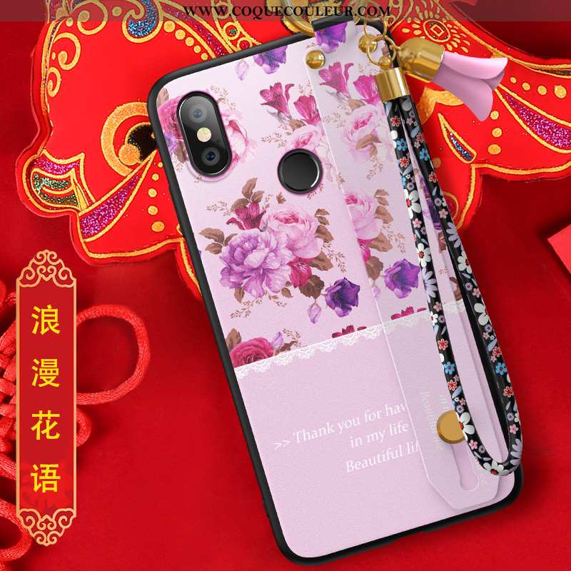 Housse Xiaomi Mi Mix 3 Créatif Personnalité Fluide Doux, Étui Xiaomi Mi Mix 3 Tendance Coque Rouge