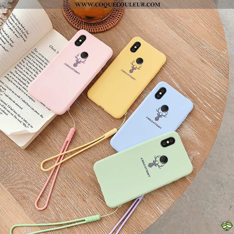Étui Xiaomi Mi Mix 3 Légère Téléphone Portable Créatif, Coque Xiaomi Mi Mix 3 Fluide Doux Petit Vert