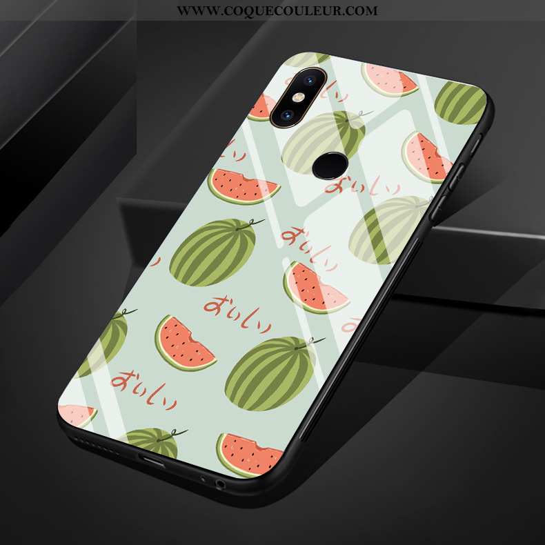 Étui Xiaomi Mi Mix 3 Silicone Coque Jaune, Xiaomi Mi Mix 3 Verre Bovins Jaune
