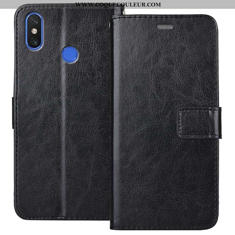 Étui Xiaomi Mi Mix 3 Protection Téléphone Portable Marron, Coque Xiaomi Mi Mix 3 Portefeuille Marron