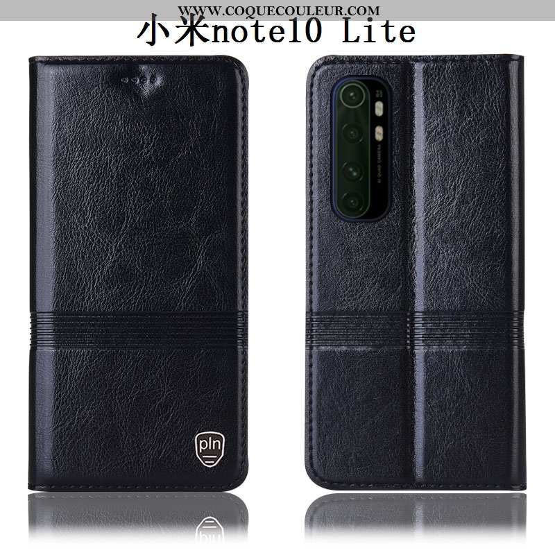 Étui Xiaomi Mi Note 10 Lite Protection Tout Compris Housse, Coque Xiaomi Mi Note 10 Lite Cuir Vérita