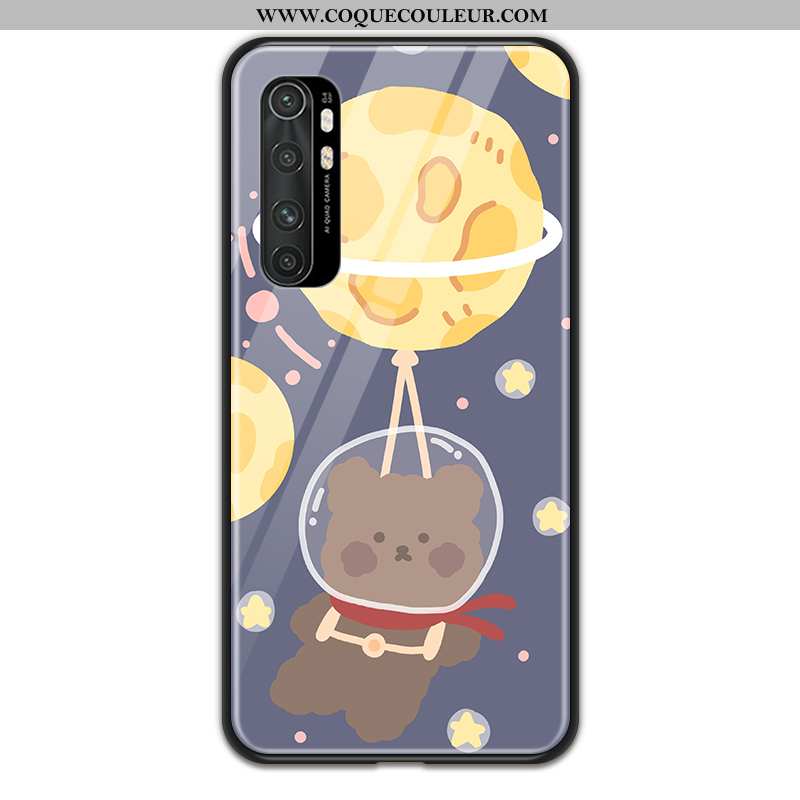 Housse Xiaomi Mi Note 10 Lite Dessin Animé Téléphone Portable Petit, Étui Xiaomi Mi Note 10 Lite Ver