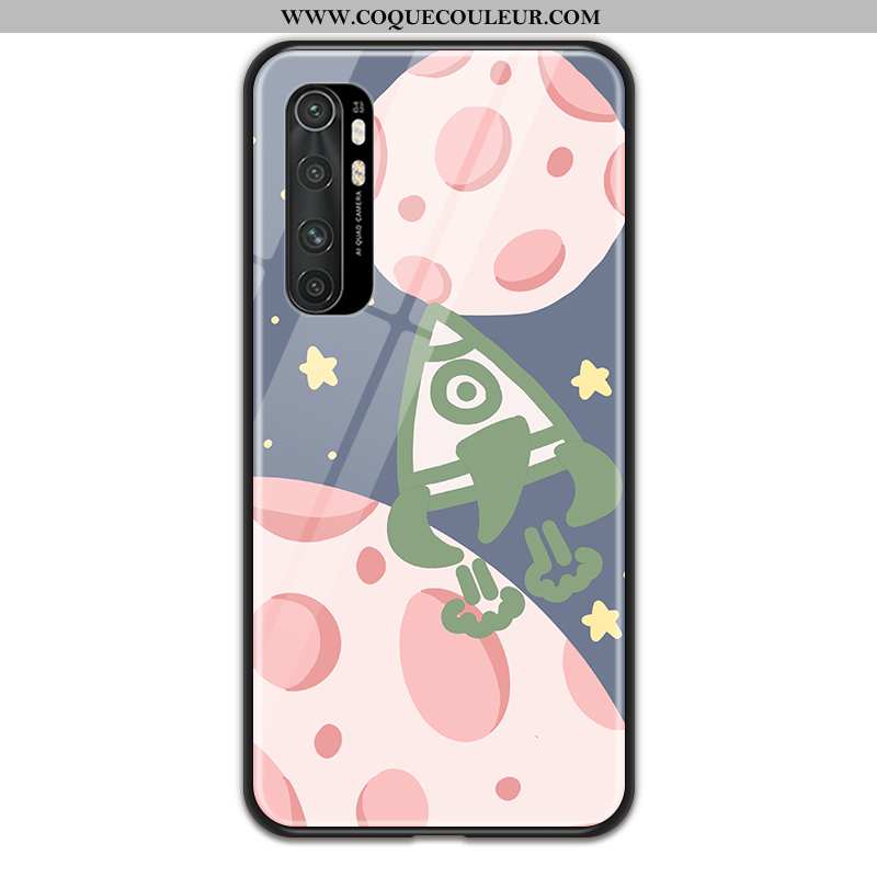 Housse Xiaomi Mi Note 10 Lite Dessin Animé Téléphone Portable Petit, Étui Xiaomi Mi Note 10 Lite Ver