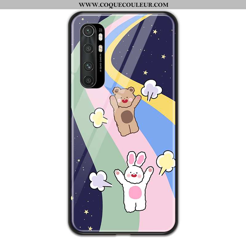 Coque Xiaomi Mi Note 10 Lite Dessin Animé Amoureux Téléphone Portable, Housse Xiaomi Mi Note 10 Lite