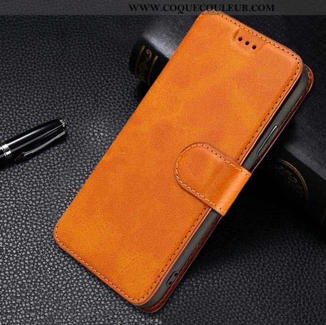 Housse Xiaomi Mi Note 10 Protection Petit Téléphone Portable, Étui Xiaomi Mi Note 10 Ultra Jaune