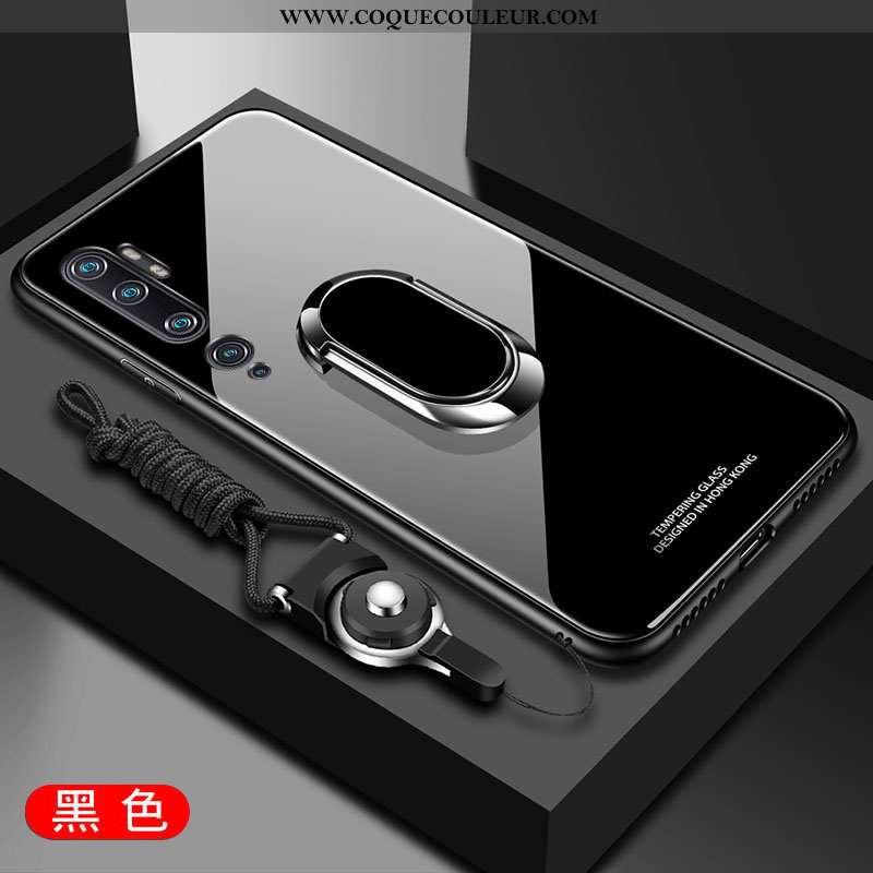 Housse Xiaomi Mi Note 10 Verre Fluide Doux Petit, Étui Xiaomi Mi Note 10 Tendance Téléphone Portable