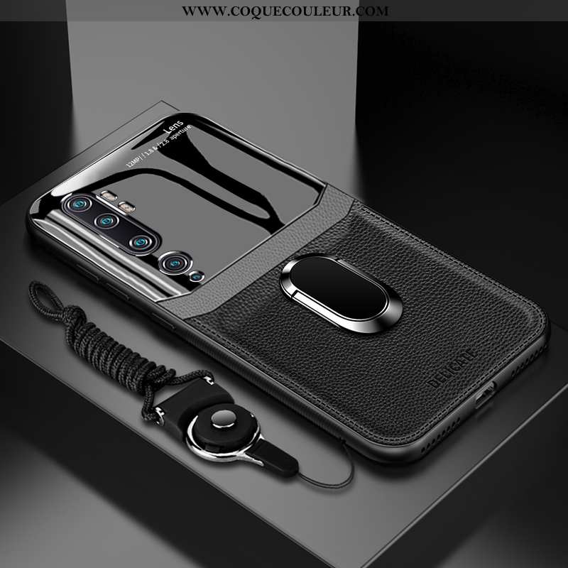 Étui Xiaomi Mi Note 10 Silicone Noir Étui, Coque Xiaomi Mi Note 10 Protection Verre