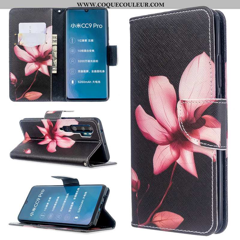 Housse Xiaomi Mi Note 10 Protection Peinture Coque, Étui Xiaomi Mi Note 10 Cuir Téléphone Portable B