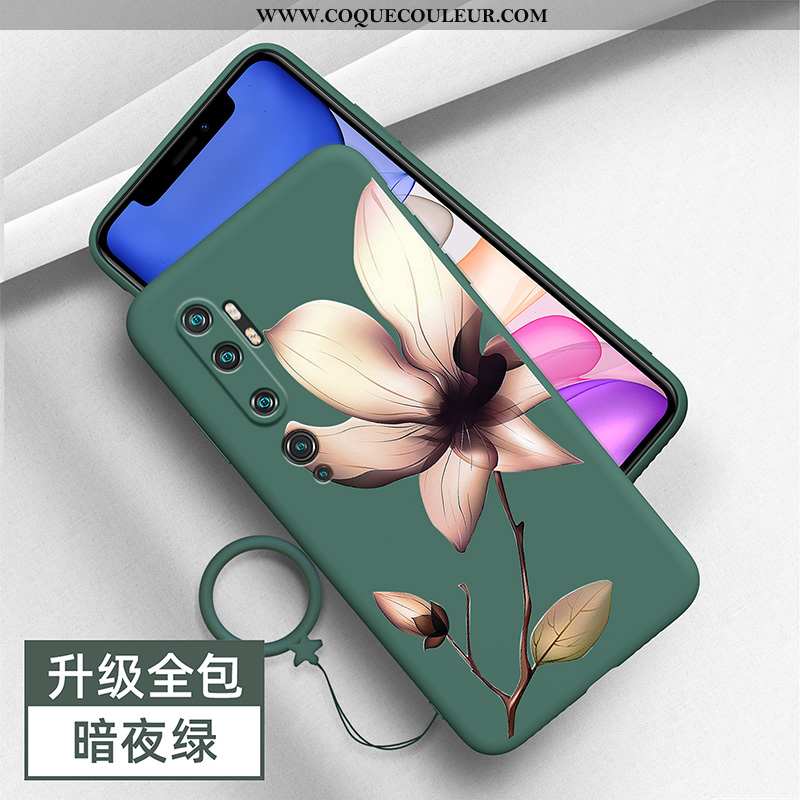 Étui Xiaomi Mi Note 10 Personnalité Coque, Coque Xiaomi Mi Note 10 Créatif Tout Compris Verte