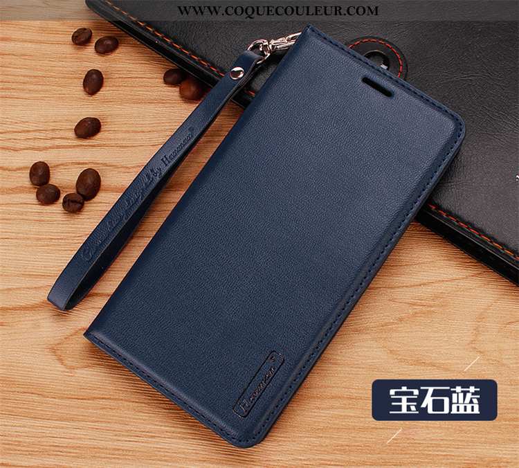 Coque Xiaomi Mi Note 10 Cuir Étui Clamshell, Housse Xiaomi Mi Note 10 Rose Incassable