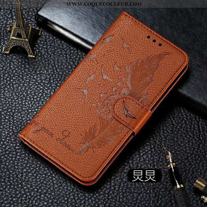 Coque Xiaomi Mi Note 10 Personnalité Téléphone Portable Housse, Housse Xiaomi Mi Note 10 Cuir Verte