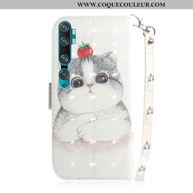 Coque Xiaomi Mi Note 10 Dessin Animé Tout Compris Incassable, Housse Xiaomi Mi Note 10 Charmant Cuir