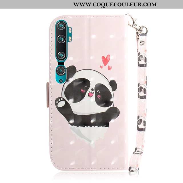 Coque Xiaomi Mi Note 10 Dessin Animé Tout Compris Incassable, Housse Xiaomi Mi Note 10 Charmant Cuir