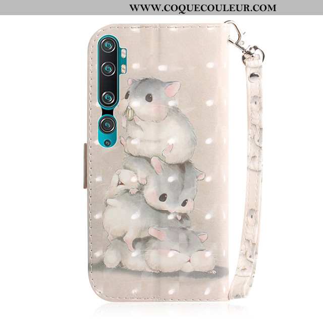 Coque Xiaomi Mi Note 10 Dessin Animé Tout Compris Incassable, Housse Xiaomi Mi Note 10 Charmant Cuir