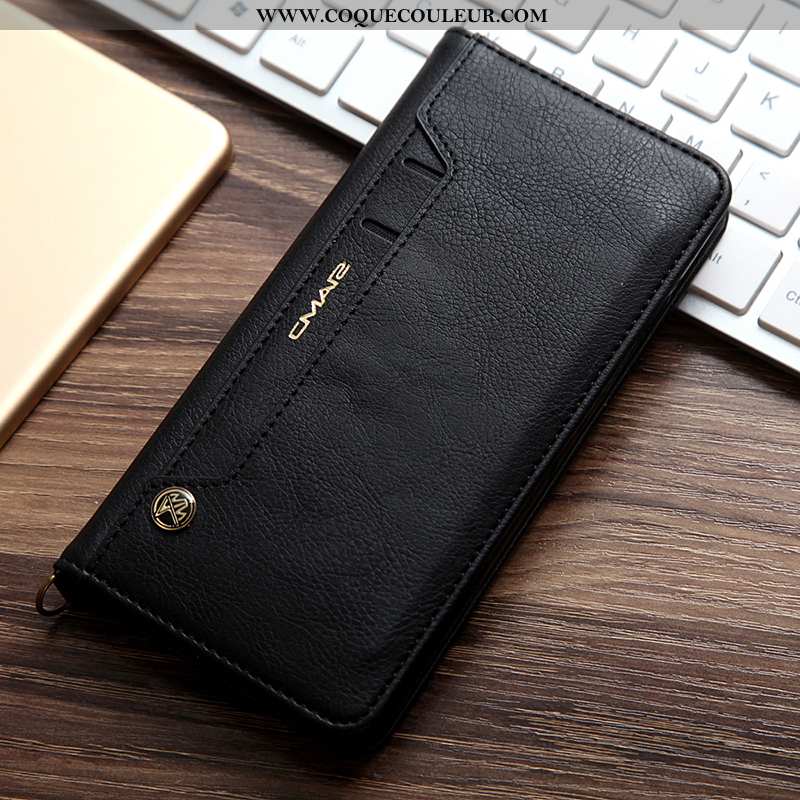 Étui Xiaomi Mi Note 10 Protection Coque Incassable, Xiaomi Mi Note 10 Cuir Gris