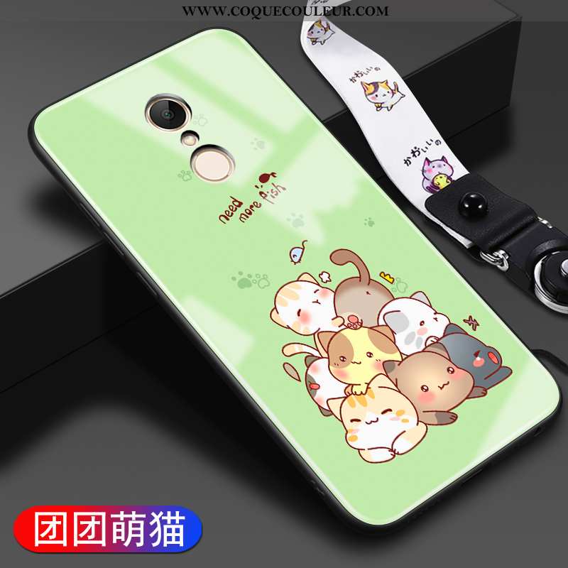 Coque Xiaomi Redmi 5 Charmant Tout Compris Vert, Housse Xiaomi Redmi 5 Tendance Verte