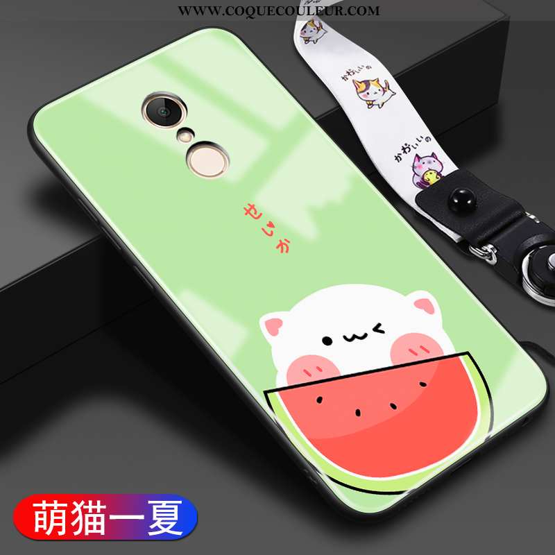 Coque Xiaomi Redmi 5 Charmant Tout Compris Vert, Housse Xiaomi Redmi 5 Tendance Verte