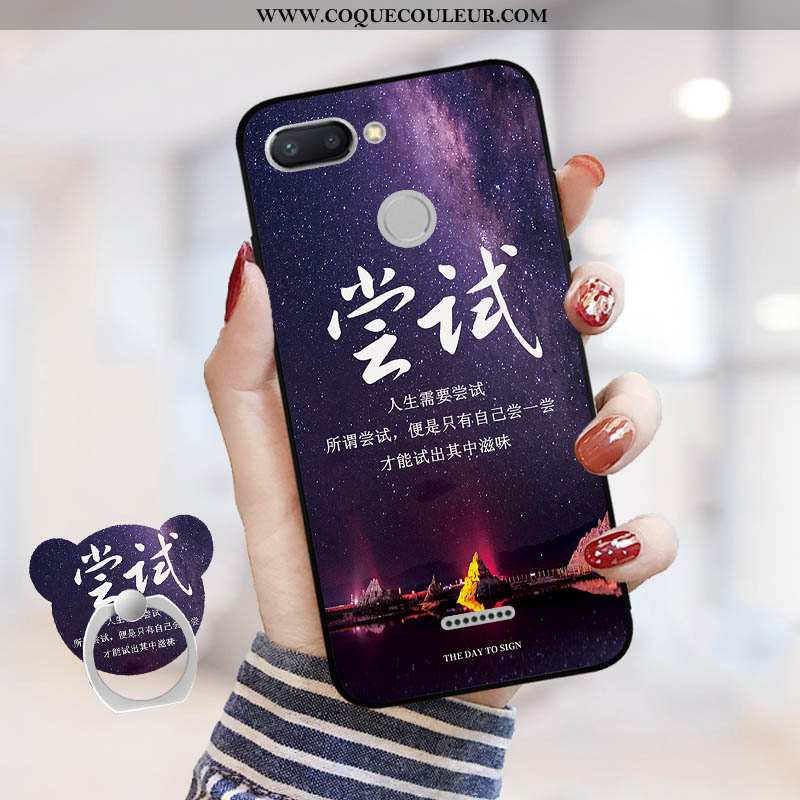 Étui Xiaomi Redmi 6 Protection Incassable Violet, Coque Xiaomi Redmi 6 Téléphone Portable Violet