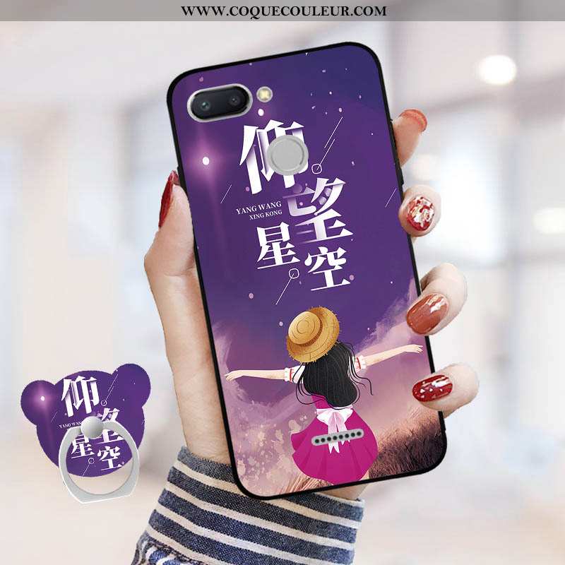 Étui Xiaomi Redmi 6 Protection Incassable Violet, Coque Xiaomi Redmi 6 Téléphone Portable Violet