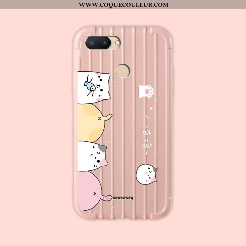 Coque Xiaomi Redmi 6 Fluide Doux Téléphone Portable Coque, Housse Xiaomi Redmi 6 Mode Légère Blanche