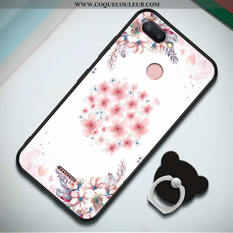 Étui Xiaomi Redmi 6 Silicone Tout Compris Rouge, Coque Xiaomi Redmi 6 Protection Bleu