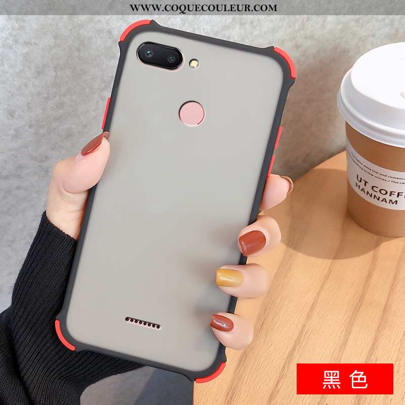 Coque Xiaomi Redmi 6 Transparent Incassable Téléphone Portable, Housse Xiaomi Redmi 6 Délavé En Daim