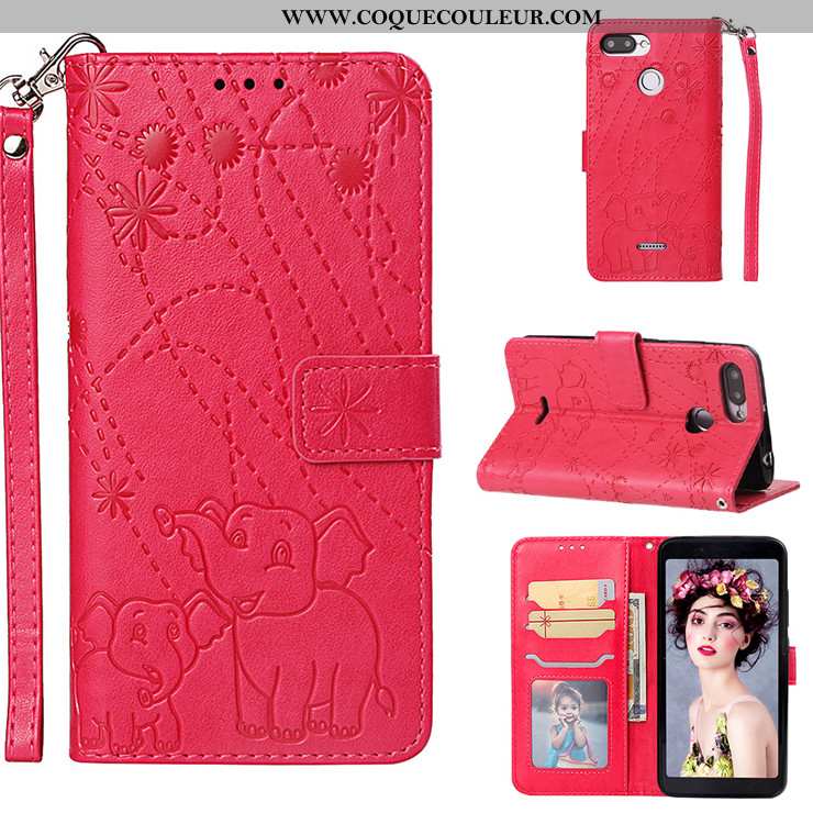 Étui Xiaomi Redmi 6 Cuir Silicone Téléphone Portable, Coque Xiaomi Redmi 6 Fluide Doux Tout Compris 