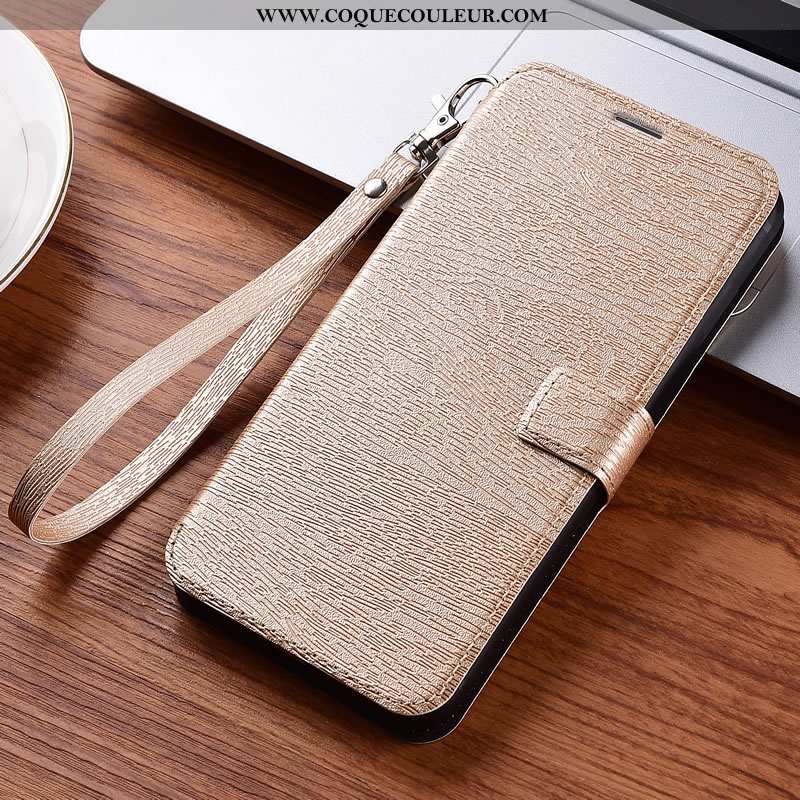 Étui Xiaomi Redmi 6 Cuir Rouge Étui, Coque Xiaomi Redmi 6 Protection Tendance Bleu Foncé