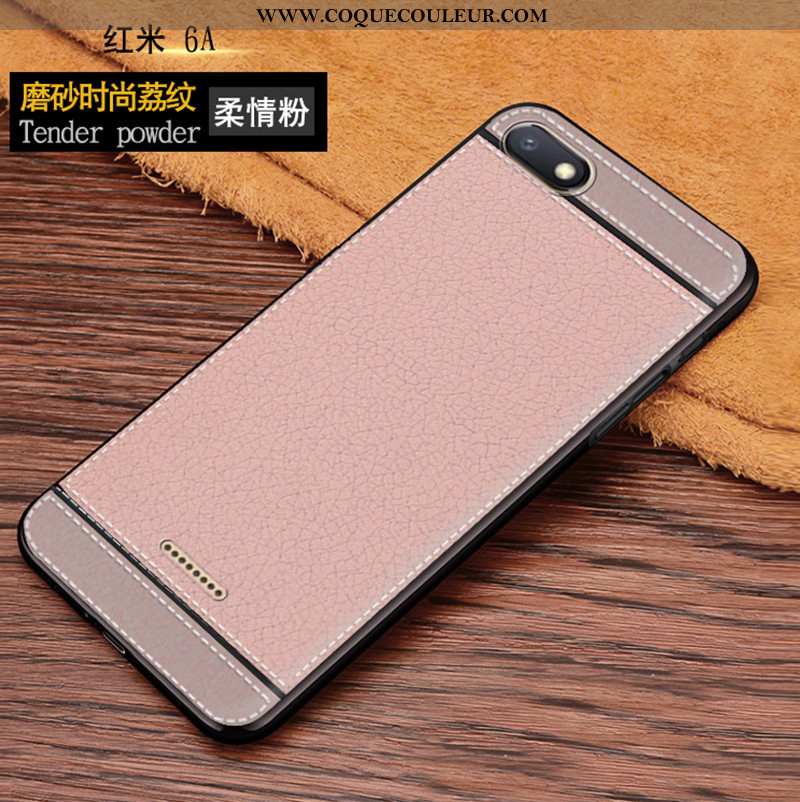 Étui Xiaomi Redmi 6a Protection Téléphone Portable Étui, Coque Xiaomi Redmi 6a Délavé En Daim Fluide