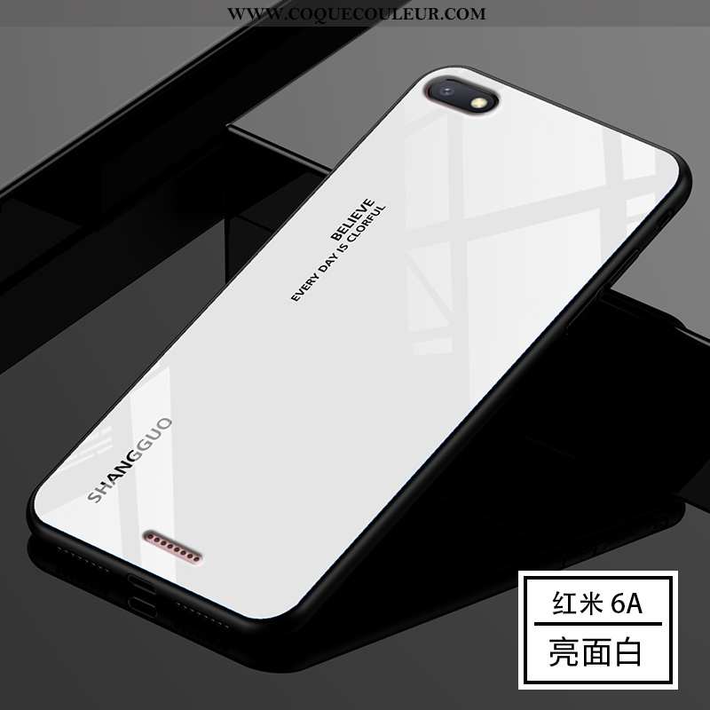 Étui Xiaomi Redmi 6a Protection Tendance Étui, Coque Xiaomi Redmi 6a Verre Bleu