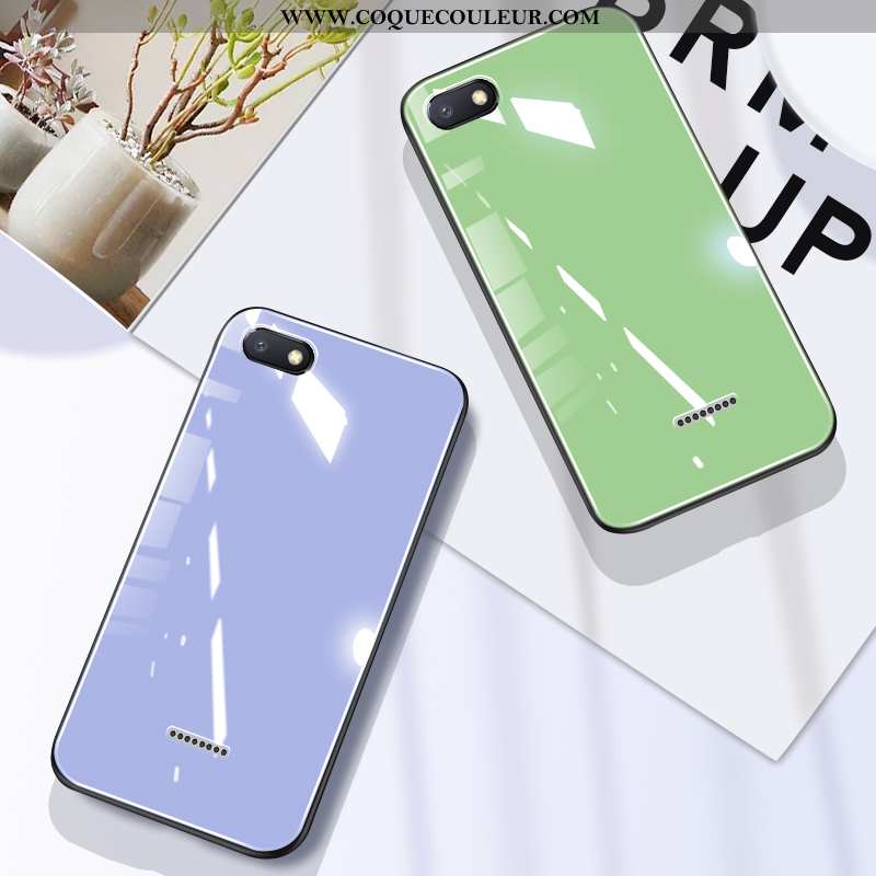 Étui Xiaomi Redmi 6a Fluide Doux Charmant, Coque Xiaomi Redmi 6a Protection Vert Verte