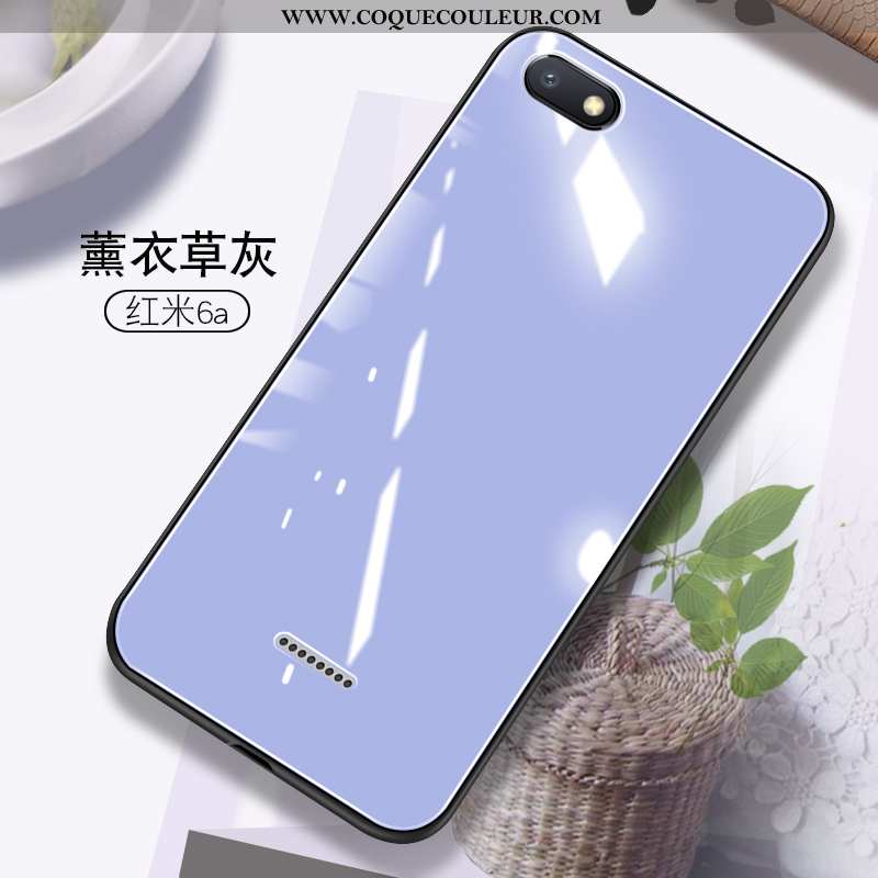 Étui Xiaomi Redmi 6a Fluide Doux Charmant, Coque Xiaomi Redmi 6a Protection Vert Verte