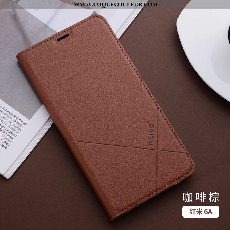 Étui Xiaomi Redmi 6a Silicone Fluide Doux Téléphone Portable, Coque Xiaomi Redmi 6a Protection Rose