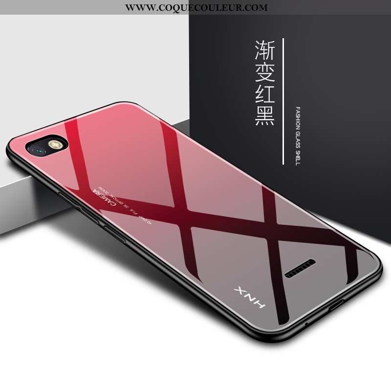 Étui Xiaomi Redmi 6a Verre Protection Incassable, Coque Xiaomi Redmi 6a Tendance Bleu